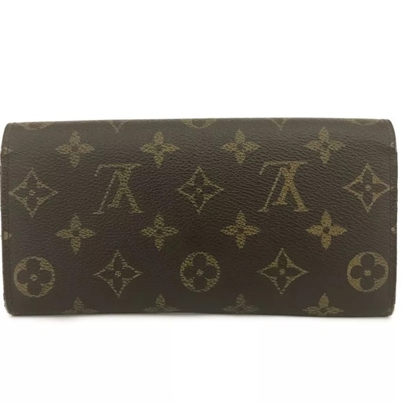 Authentic Louis Vuitton Monogram Emily Long Bifold Wallet Purse “Pretty Blue” - Picture 4 of 9